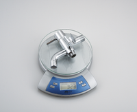 Robinet mural multifonction moderne en alliage de zinc avec double sortie, support de douche chromé, robinet de salle de bain OEM pour machine à laver