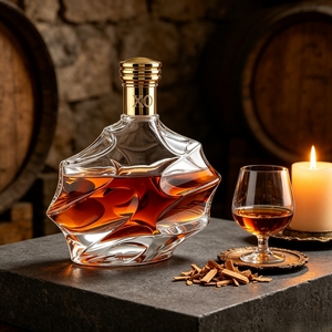 Botella <span class=keywords><strong>de</strong></span> Licor <span class=keywords><strong>de</strong></span> Cristal <span class=keywords><strong>de</strong></span> Lujo <span class=keywords><strong>de</strong></span> 750 ml con Forma <span class=keywords><strong>de</strong></span> Cuerpo <span class=keywords><strong>de</strong></span> Mujer para <span class=keywords><strong>Vodka</strong></span>, Brandy, Ginebra, Ron, Tequila, con Corcho - Product Image 6