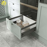 Évier de cuisine moderne en marbre, sur mesure, économique, pratique, avec base modulaire en bois imperméable