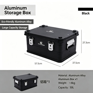 Factory Price Custom Home Metal Case <b>Box</b> Outdoor Travel <b>Camping</b> Aluminum <b>Box</b> - Product Image 3