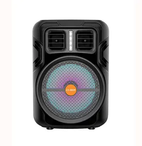 Top Fashion CS-0809 soundbar 8 polegada Outdoor portátil boombox alto-falantes partido karaoke woofer speaker