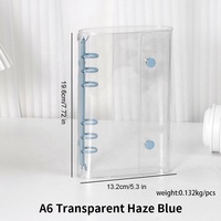 Lot de 10 protège-cahiers M5 A8 A7 en stock, personnalisables, avec couverture étoilée, en PVC transparent et imperméable