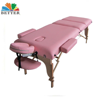 Ventes en gros de tables de massage portables pliables, table de massage de salon de beauté, hydrothérapie, lit de massage facial