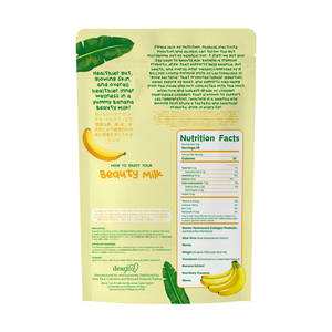 Polvo Original de alta calidad leche instantánea colágeno plátano blanqueamiento brillo saciante fibra dietética en caja de embalaje - Product Image 6