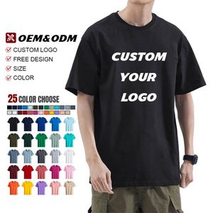 Wholesale Blank Plus Size T Shirt Custom 100% Cotton T-shirt Logo for Men's Plain Printing Printed <b>White</b> Black Casual <b>Tshirt</b> - Product Image 2