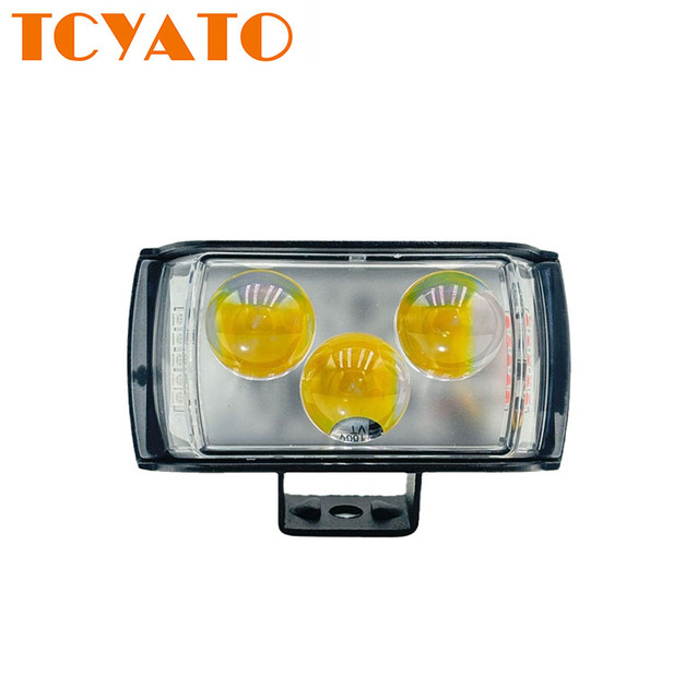 TCYATO Led Lights for Motorcycle High-brightness Red and Blue Flashing LED Headlamps for Night Car and Truck Modification