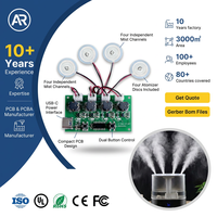 Usine d'assemblage de circuits imprimés multicouches pour humidificateurs, prenant en charge les petites et grandes séries, certifiées FCC/CE, 1 à 6 oz