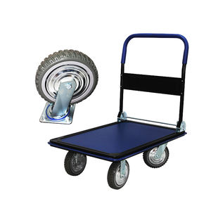 Kereta troli truk genggam lipat, truk troli Platform troli, truk Trolley Manual untuk logistik 350Kg, kereta lipat - Product Image 3