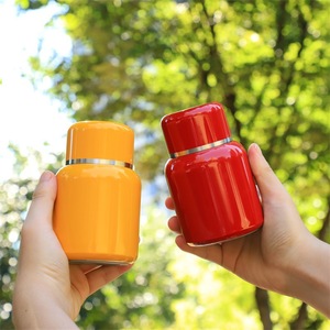 260ml Pocket Size Mini Portable Vacuum <b>Water</b> <b>Bottle</b> 316 Liner 201 Outer Shell Glossy <b>Small</b> Stainless Steel Travel Tumbler - Product Image 6