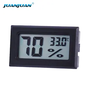 Mini LCD Kỹ Thuật Số Trong Nhà Cảm Biến Nhiệt Độ Thuận Tiện Máy Đo Độ Ẩm Nhiệt Kế Máy Đo Độ Ẩm