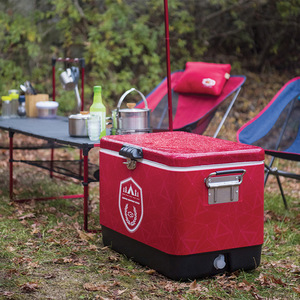 Boîte isotherme portable 51L pour le camping en plein air, réfrigérateur, boîte de conservation, réfrigérateur en acier inoxydable pour voiture - Product Image 5