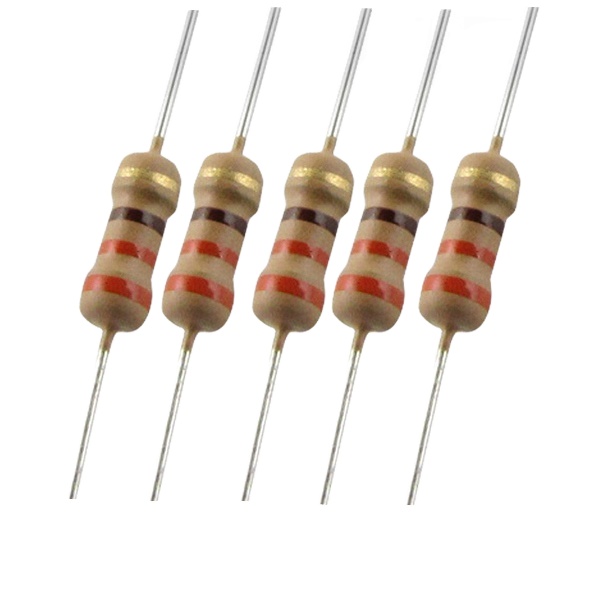 Treseen resistor film karbon 1/4w 1/6w 1/2w produsen sangat murah 1/6W, 1/4Ws, 1/4W, 1/2W, 1W, 2W, 2W, 3W 5W