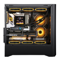 Boîtier PC 220A07 personnalisé ATX MATX ITX, noir, châssis de bureau, boîtier d'ordinateur, boîtier PC gaming mid-tower avec panneau en mesh