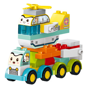 JOUETS 140 pièces Blocs de construction écologiques Château et Voiture Kit de jouets de construction DIY pour enfants - Product Image 5