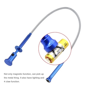 60cm industriel flexible 4-griffe magnétique LED lumière <span class=keywords><strong>télescopique</strong></span> longue portée poubelle pince à ressort poignée ODM personnalisable - Product Image 4