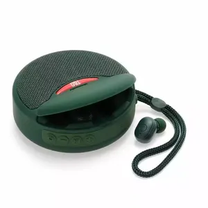 TG808 Fabric Speaker With Charging Box Earbuds With Speaker Earphone