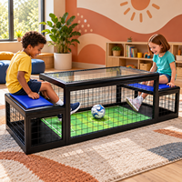 Table de jeu de football pour 2 joueurs, à poser sous la table, machine de sport interactive pour assister et jouer au football, jeux événementiels