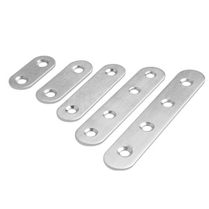 Wei Privilege Stainless Steel <b>Flat</b> Connector 66655 Brushed Finish Home Furnishing Hardware - Product Image 2