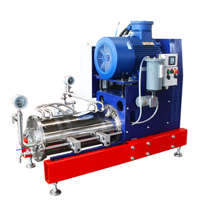 Paint ink pigment wet grinding machine Pin type rotor Fineness horizontal sand Zirconium nano bead Mill