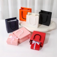 Sacs cadeaux en carton blanc écologiques, réutilisables et recyclables, avec logo personnalisé, pour petites entreprises, bougies, artisanat, impression