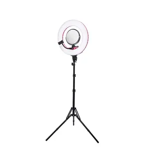 Lampu ring LED multifungsi, peralatan profesional dudukan Tripod untuk video Makeup salon kecantikan