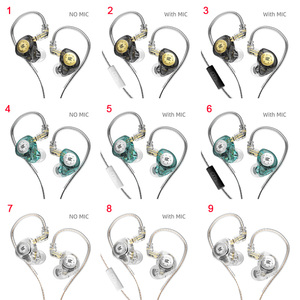 Casque antibruit sport <span class=keywords><strong>KZ</strong></span> ZST X ZSN PRO EDR1 ZAX <span class=keywords><strong>ED9</strong></span> <span class=keywords><strong>KZ</strong></span> EDX HIFI DJ moniteur écouteurs écouteurs 1DD dynamique dans l'oreille - Product Image 2