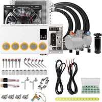 Kit de climatisation électrique mural TELCOOL 24V pour véhicules agricoles, camions, excavatrices, camping-cars, fourgons, bus