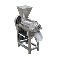 Grote Schroefpers voor Gember en Ananas, Sapcentrifuge, Fruitverwerkingsinstallatie, Restaurantgebruik, 110/220/380V, 1 jaar garantie