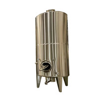 Réservoir isotherme en acier inoxydable 316L de 800 kg avec entraînement par moteur à engrenages pour la conservation de bière en vrac en salle, usage quotidien