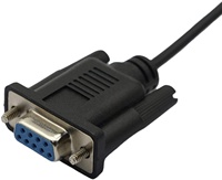 Cable Adaptador Serial RS232 USB a DB9 Hembra Null Modem, Conexión Cruzada 2-3