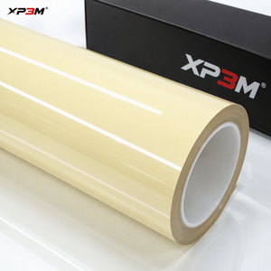 XP3M <b>Cream</b> Yellow OEM Gloss TPU Color PPF Car <b>Wrap</b> Vinyl 7.5 Mil Self Healing Anti Scratch Anti Yellowing Air Release Channel - Product Image 2