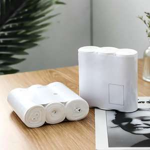 Bolsas de Basura Desechables Resistentes - Sin Perfume, 4 Galones, Material PET, para Baño, Cocina, Dormitorio - Product Image 4