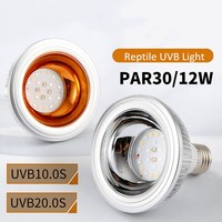 12W UVB 10.0 20.0 Led Reptile Light Led UVA UVB Sun Light Lampe pour Tortue Barbu Dragon