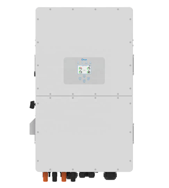 Deye New Design Hybrid Inverter 100kw 125Kw for Commercial  Solar Energy Storage System With HV Lithium Battery
