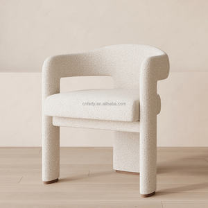 Móveis de Sala de Jantar de Estilo Simples e Luxuoso FERLY, Conjunto de Mesa de Madeira com 6 Cadeiras - Product Image 5