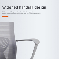 Prix moins cher chaise du personnel milieu dos maille tissu chaise de bureau chaises de réunion pivotantes