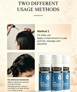 5% ้ำมันสำหรับใบหน้าเคราแบบ2-in-1เซรั่มบำรุงและลดการหลุดร่วงของเส้นผมสินค้ามาใหม่ช่วยเพิ่มการเติบโตของเส้นผมศีรษะล้าน - Product Image 6