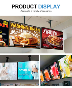 Tùy chỉnh khung nhôm LED trong nhà thân thiện với môi quảng cáo Bảng <span class=keywords><strong>menu</strong></span> treo hộp đèn cho Nhà hàng đặt hàng <span class=keywords><strong>menu</strong></span> nhà máy trực tiếp - Product Image 3