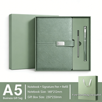 Coffret Cadeau Carnet en Cuir PU Premium avec Logo Personnalisé Doré en Relief, Couverture Rigide pour Cadeau d'Affaires d'Entreprise et de Direction