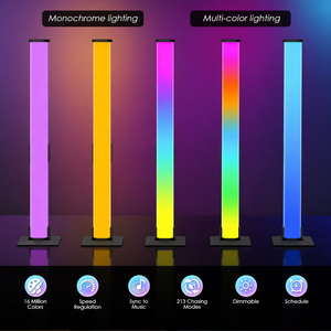 Barra Luminosa LED Intelligente <span class=keywords><strong>KA</strong></span> con Controllo App e Vocale, Effetto Arcobaleno RGB, Lampada da Scrivania per Gaming, TV e Decorazione Stanza PC - Product Image 5