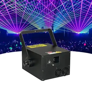 Dmx512 20K Full Color Scanning Laser Light 5W Rgb Laser Animation Projector