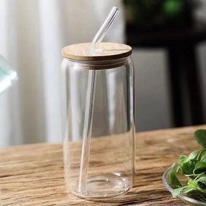 <span class=keywords><strong>Tazze</strong></span> in Vetro di Alta Qualità 12-16 Once <span class=keywords><strong>con</strong></span> Coperchi e Cannucce, Tazza in Vetro Borosilicato da 16 Once Personalizzabile <span class=keywords><strong>con</strong></span> Logo - Product Image 3