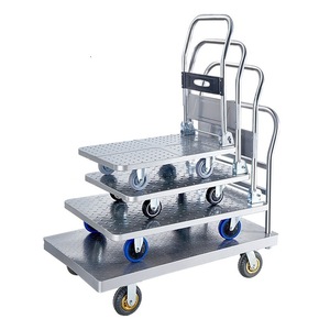 รถเข็นเหล็กแบบดึง รถเข็นเหล็กแบบพับได้ รถเข็นสำหรับใช้ในบ้าน รถเข็นแบบพกพา รถเข็นกระเป๋าเดินทางแบบพับได้ รถเข็นมือ - Product Image 6