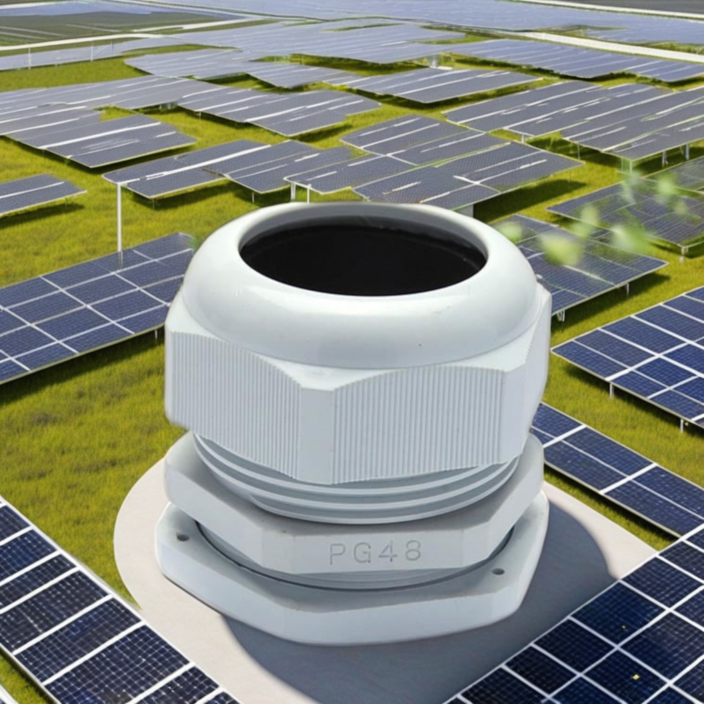 White Black Nylon Cable Gland M20 (8.5-14) IP68 Protection Level Brass Polyamide Materials RoHS CE Reach Solar Certified Solar · image 3