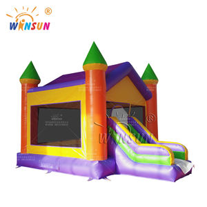 Juego divertido de Winsun, combo de castillo inflable, salto para Fiesta infantil, color personalizado, resistente al fuego y al agua, PVC, fácil configuración - Product Image 6