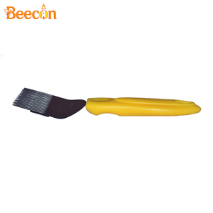 Nouvelle fourche à <span class=keywords><strong>d</strong></span>ésoperculer jaune en acier inoxydable et plastique, outils de <span class=keywords><strong>d</strong></span>ésoperculation pour la récolte apicole - Product Image 2