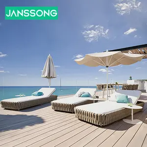 Benzersiz güneş yatağı açık havuz ve ev Bar plaj güneş yatakları sıfır yerçekimi katlanabilir şezlong