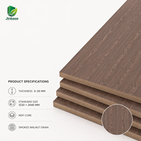 Panneau en bois foncé moderne et écologique de qualité supérieure avec protection contre l'humidité E0 sans formaldéhyde pour des intérieurs raffinés