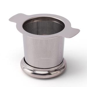 WELAND - Infusor de Té de Lujo de Acero Inoxidable 304 con Doble Asa y Malla Fina <span class=keywords><strong>para</strong></span> Té de Hojas Sueltas - Product Image 4