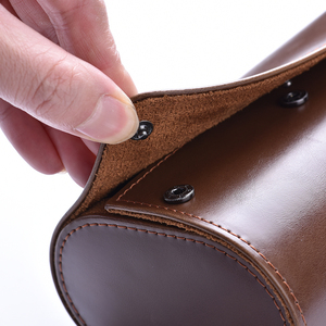 Hộp đựng đồng hồ da cao cấp MZDTIMK có logo tùy chỉnh, ba ngăn, màu nâu sang trọng, hộp quà tặng, hộp đựng đồng hồ du lịch màu đen - Product Image 2